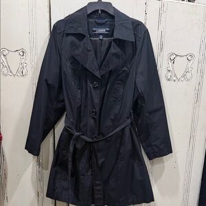 Women's Black Trench Coat